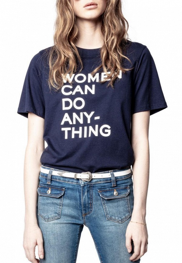 

Футболка Zadig & Voltaire, Синий, BELLA COTT