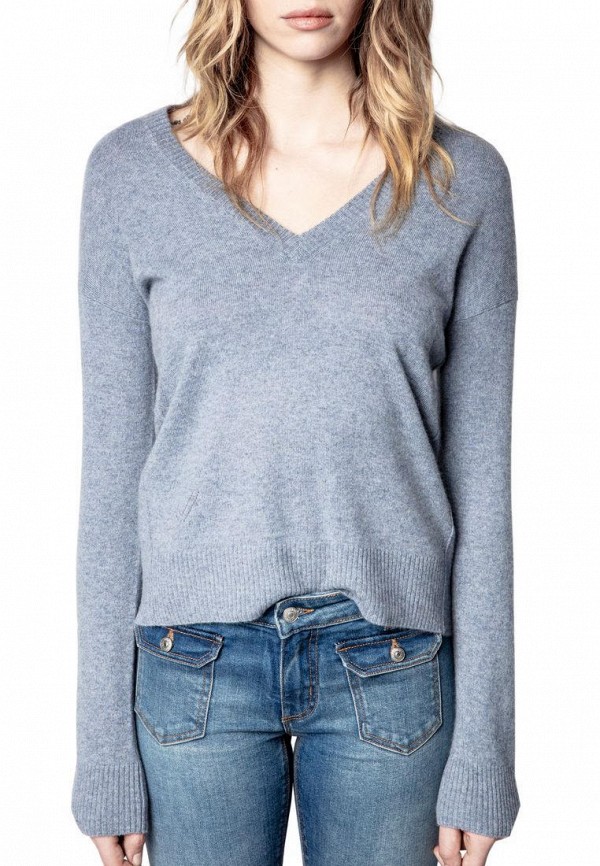 

Пуловер Zadig & Voltaire, Синий, VIVI C PAT