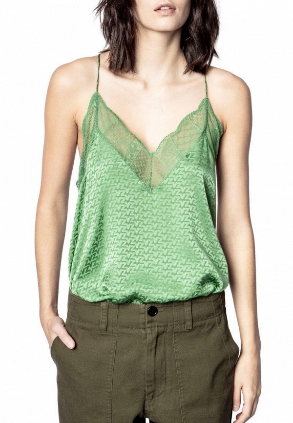 

Топ Zadig & Voltaire, Зеленый, CHRISTY JA