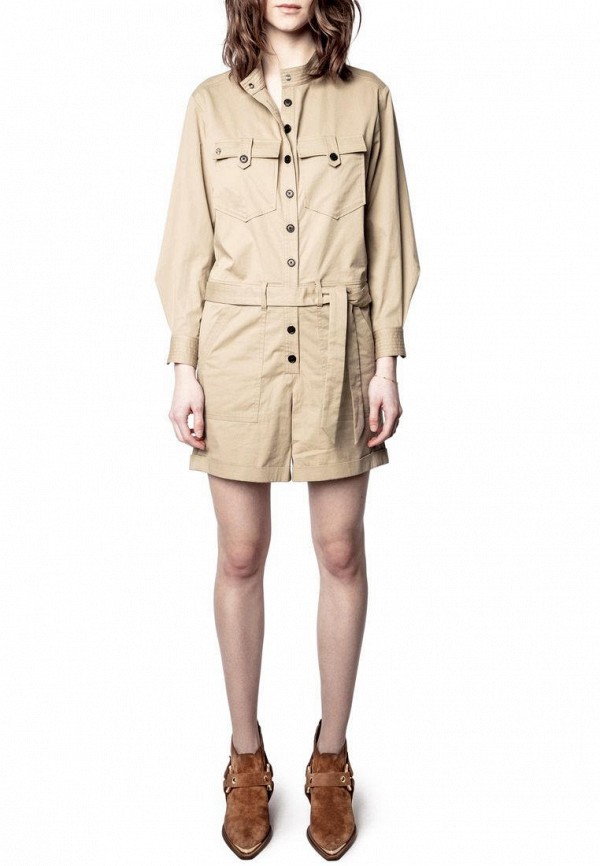 

Комбинезон Zadig & Voltaire, Бежевый, COOKI TWIL