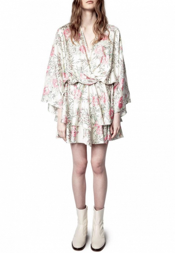 

Платье Zadig & Voltaire, Белый, RUFFLE TWI