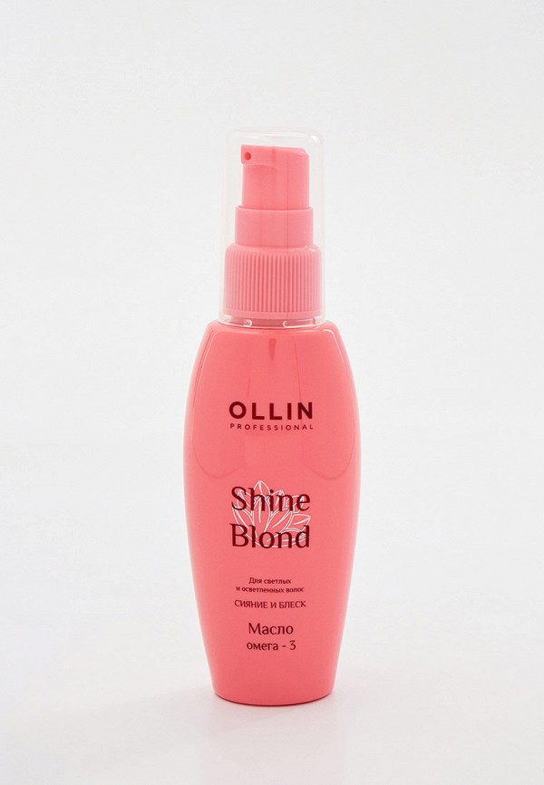 Масло для волос Ollin SHINE BLOND для блондированных OLLIN PROFESSIONAL омега-3, 50 мл.