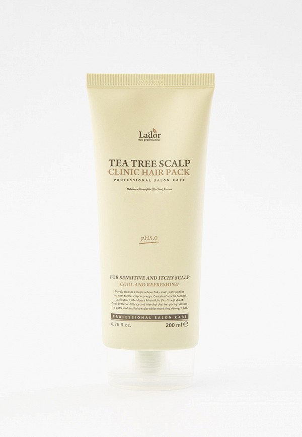 Маска для кожи головы и волос Lador Tea Tree Scalp Clinic Hair Pack, Очищение и Восстановление, 200 г