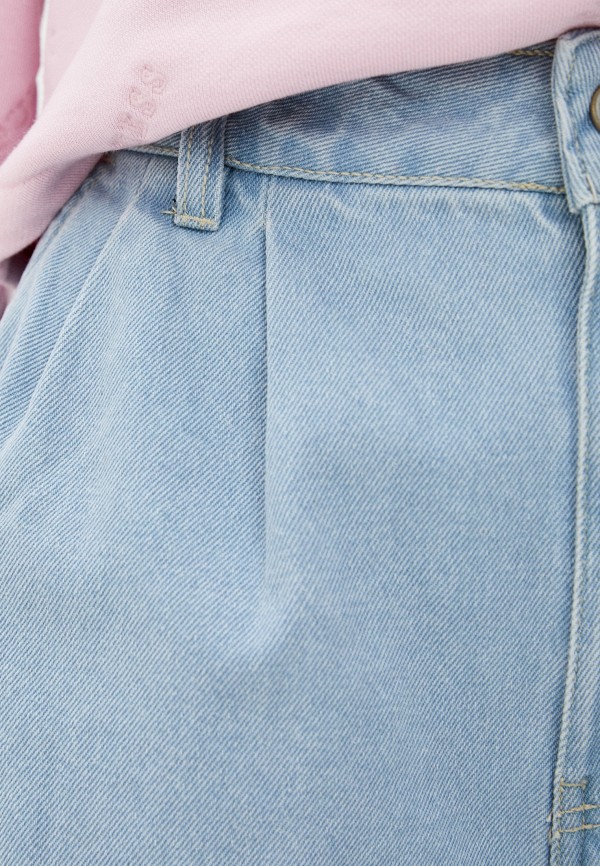 Шорты джинсовые Sela цвет голубой  Фото 4