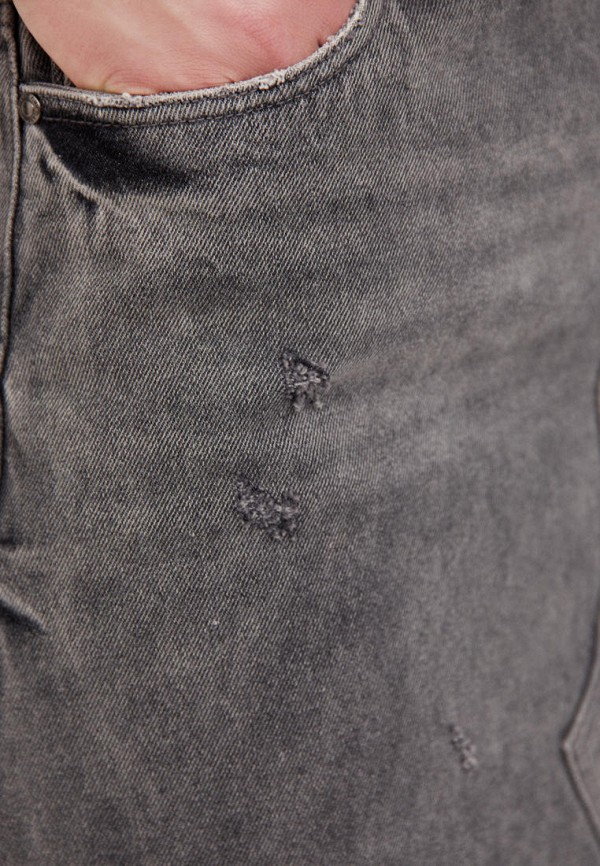 Юбка джинсовая Finn Flare цвет серый  Фото 4