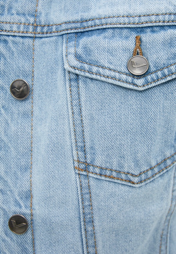 Куртка джинсовая Velocity цвет голубой  Фото 4