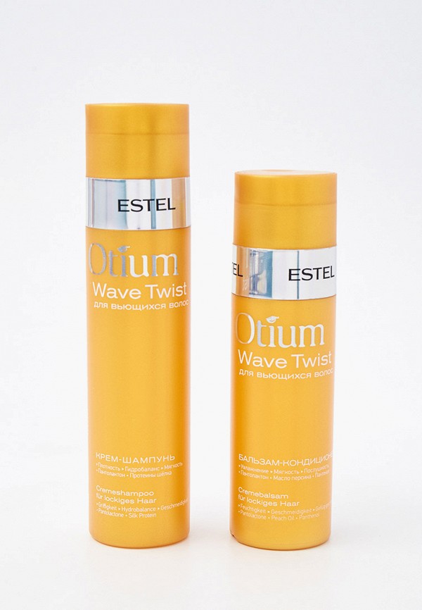 

Набор для ухода за волосами Estel, Прозрачный, OTIUM WAVE TWIST для вьющихся волос, 250+200 мл