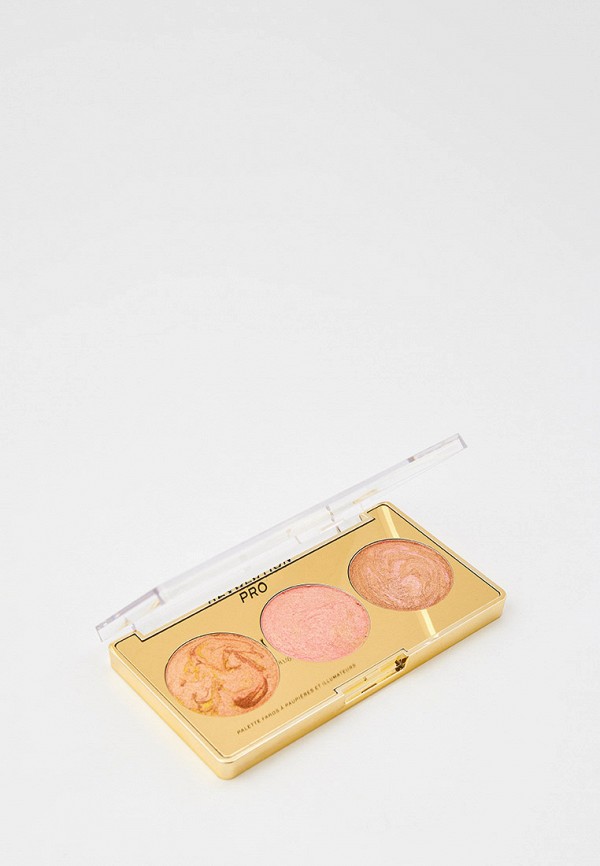 

Палетка для лица Revolution Pro, Розовый, BLUSH & GLOW, Peach Glow, 8.4 г