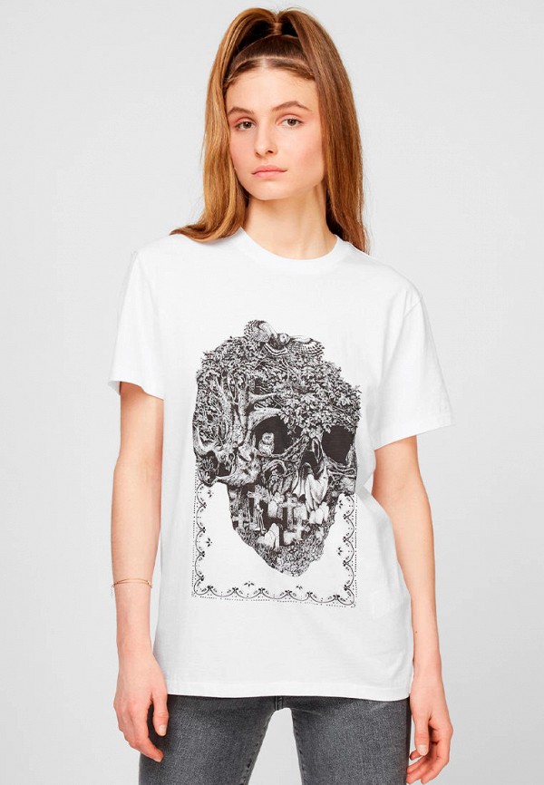 

Футболка AllSaints, Белый, FORESTSKULL MILA TEE