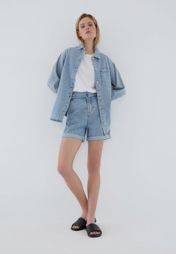 фото Шорты джинсовые zarina