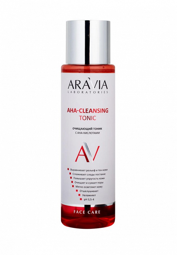 

Тоник для лица Aravia Laboratories, Белый, очищающий с AHA-кислотами AHA-Cleansing Tonic, 250 мл