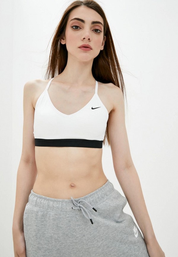 

Топ спортивный Nike, Белый, NIKE INDY BRA