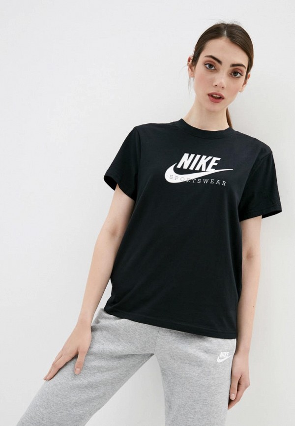 

Футболка Nike, Черный, W NSW HERITAGE SS TOP HBR