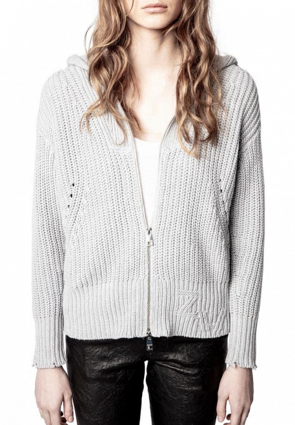 

Кардиган Zadig & Voltaire, Серый, MOORE COW