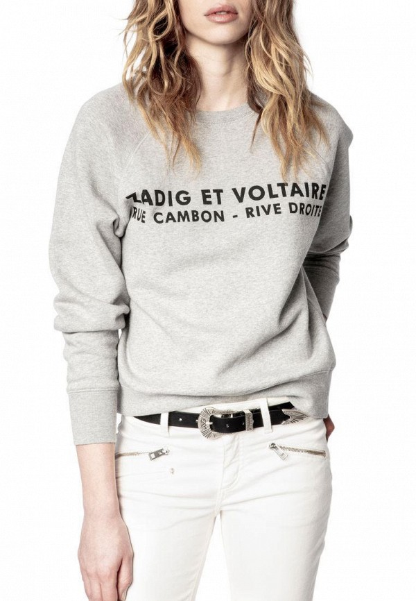 

Свитшот Zadig & Voltaire, Серый, Zadig & Voltaire MP002XW06TMZ