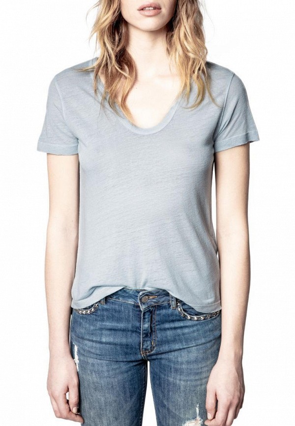 

Футболка Zadig & Voltaire, Серый, ATAL LIN