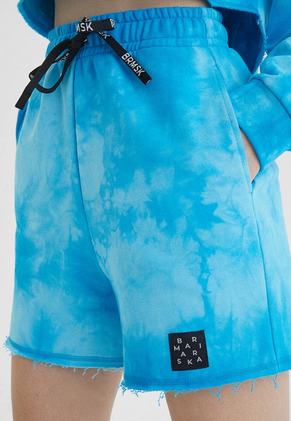 

Шорты спортивные Barmariska, Голубой, Tie-dye