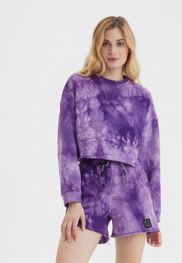

Свитшот Barmariska, Фиолетовый, Tie-dye