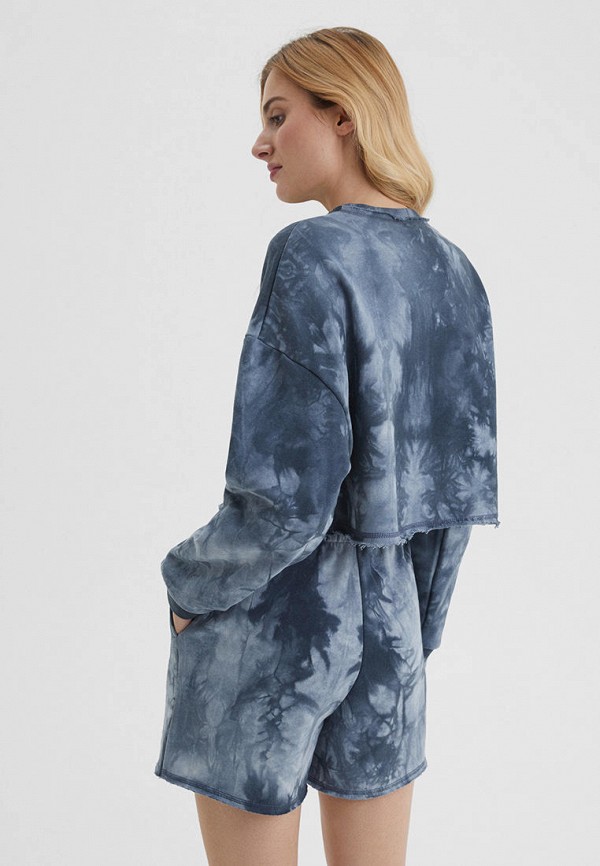 

Свитшот Barmariska, Синий, Tie-dye