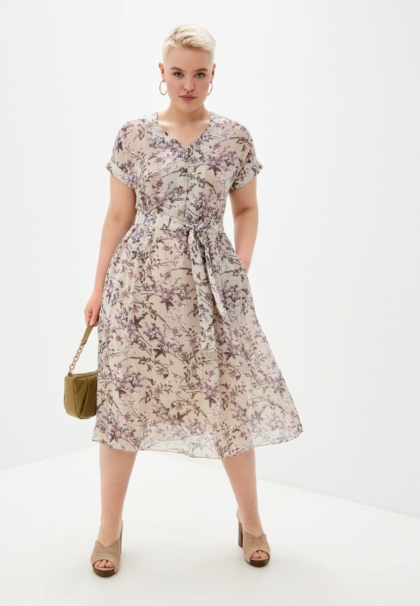 

Платье Adele Fashion, Бежевый