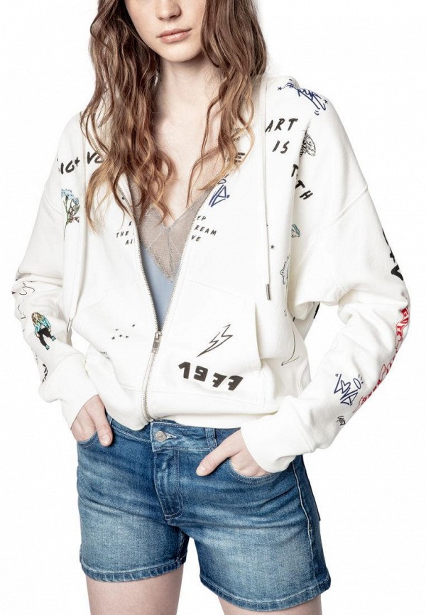 

Толстовка Zadig & Voltaire, Белый, Zadig & Voltaire MP002XW06WYH