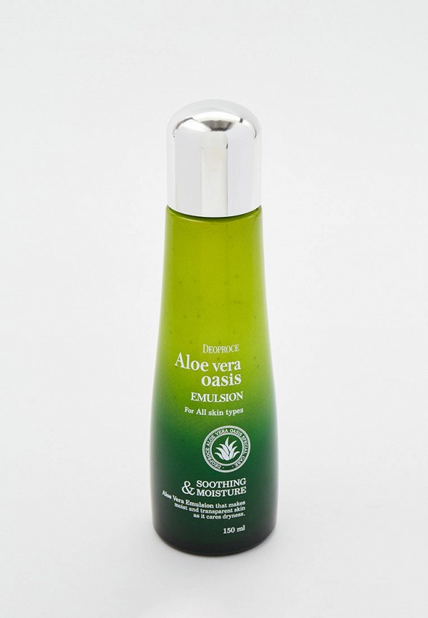 

Эмульсия для лица Deoproce, Прозрачный, ALOE VERA, 150 мл