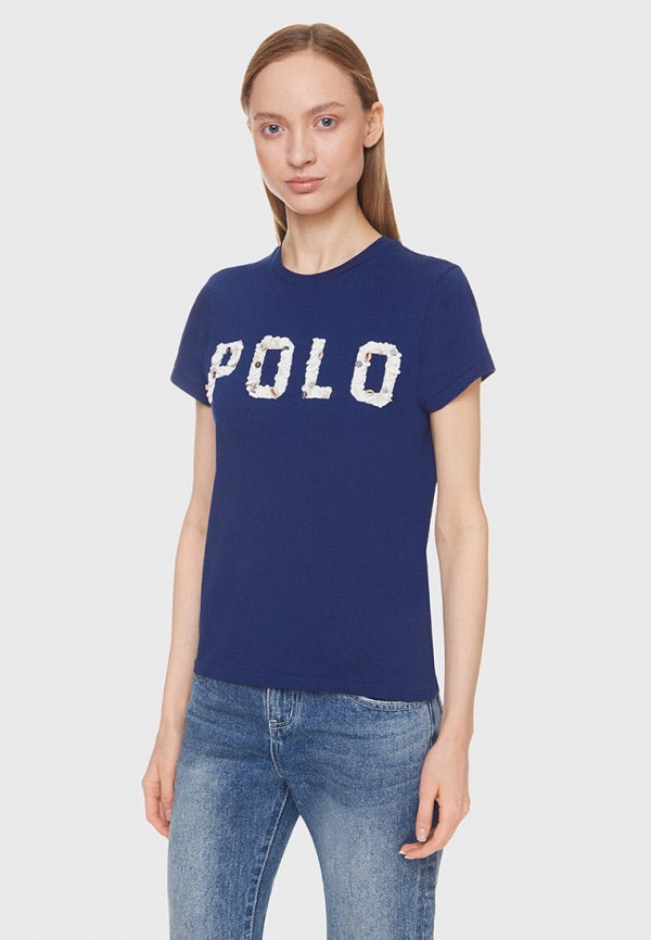 

Футболка Polo Ralph Lauren, Синий, Polo Ralph Lauren MP002XW06ZH1