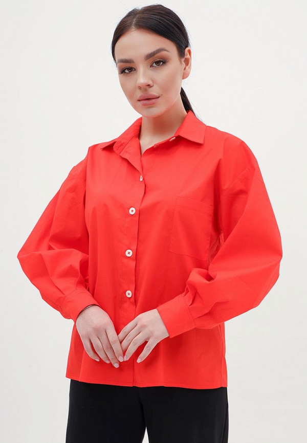 

Рубашка Veronika Bulgakova, Красный, Аверно
