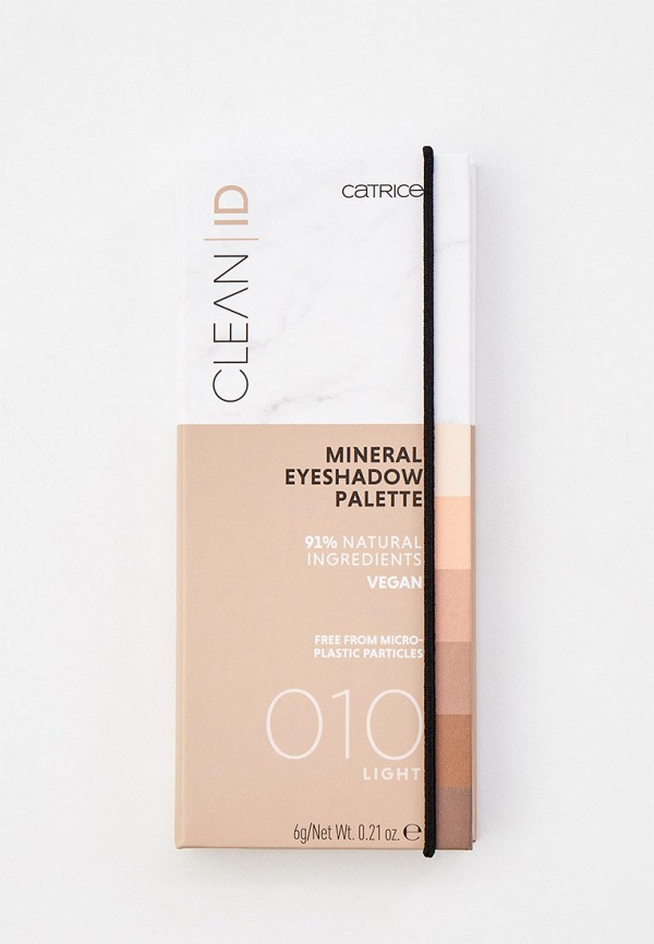 

Палетка для глаз Catrice, Разноцветный, CLEAN ID MINERAL EYESHADOW PALETTE, 010 Light, 6 г