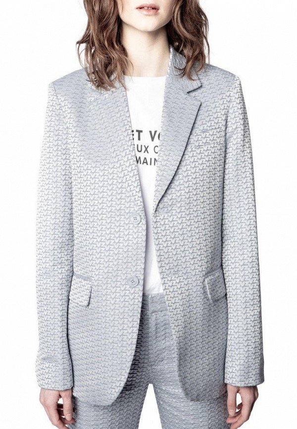 

Пиджак Zadig & Voltaire, Серый, VANILLE JA