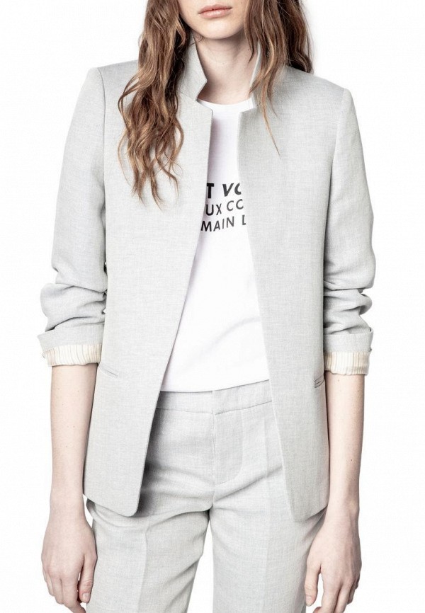 

Жакет Zadig & Voltaire, Серый, VOLLY LIN