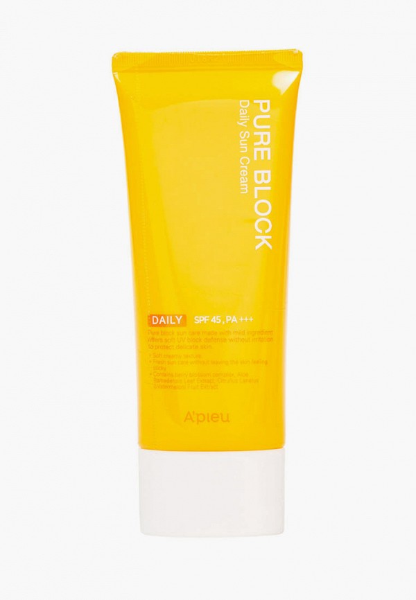 

Крем солнцезащитный Apieu, Прозрачный, Pure Block SPF45 /PA +++, 100 мл