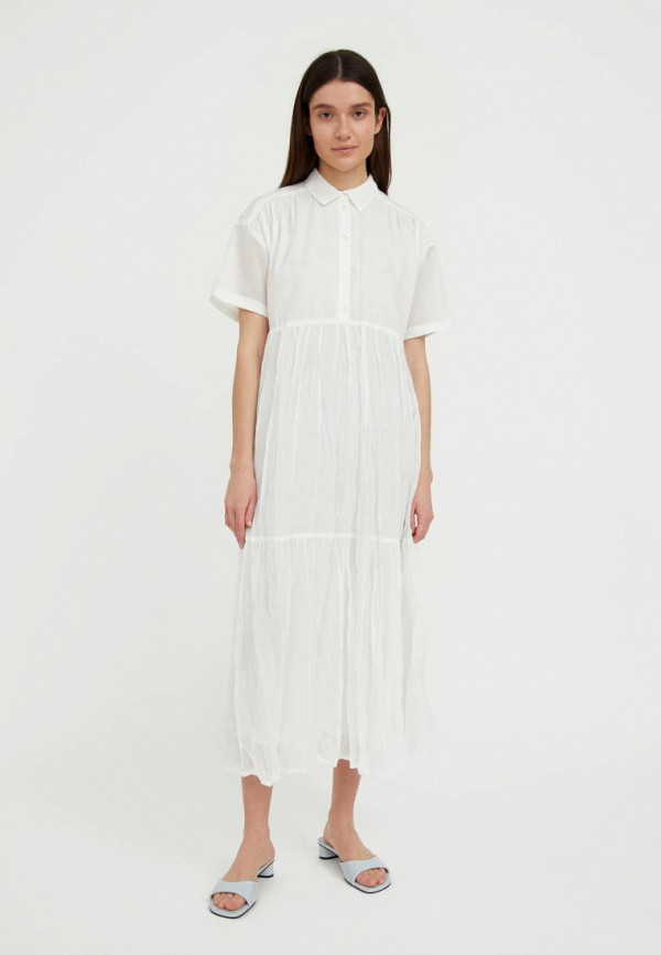 Платье Finn Flare белый  MP002XW072V0