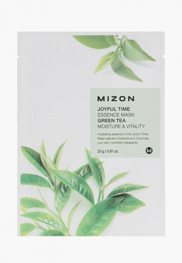 

Маска для лица Mizon, Белый, Joyful Time Essence Green Tea Mask, 23 мл