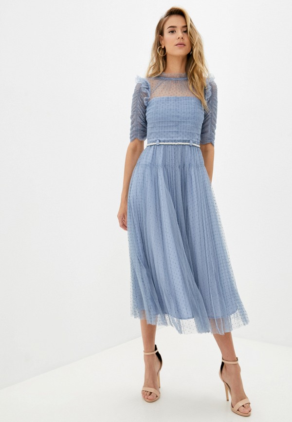 

Платье Rich & Naked, Голубой, Zimma midi dress