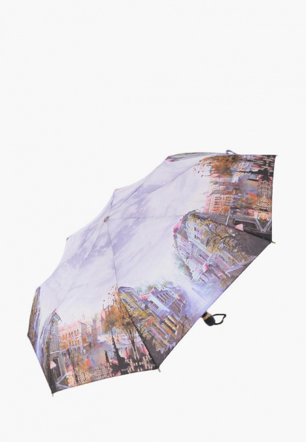 Зонт складной Lamberti цвет фиолетовый  Фото 2