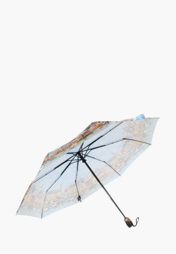 Зонт складной Lamberti цвет голубой  Фото 2