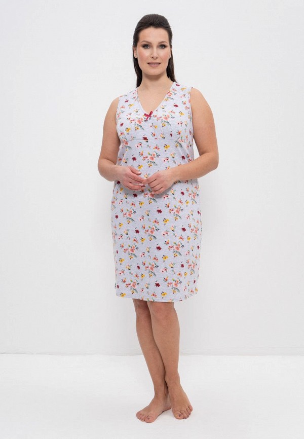 Сорочка ночная Cleo серый, размер 56, фото 2