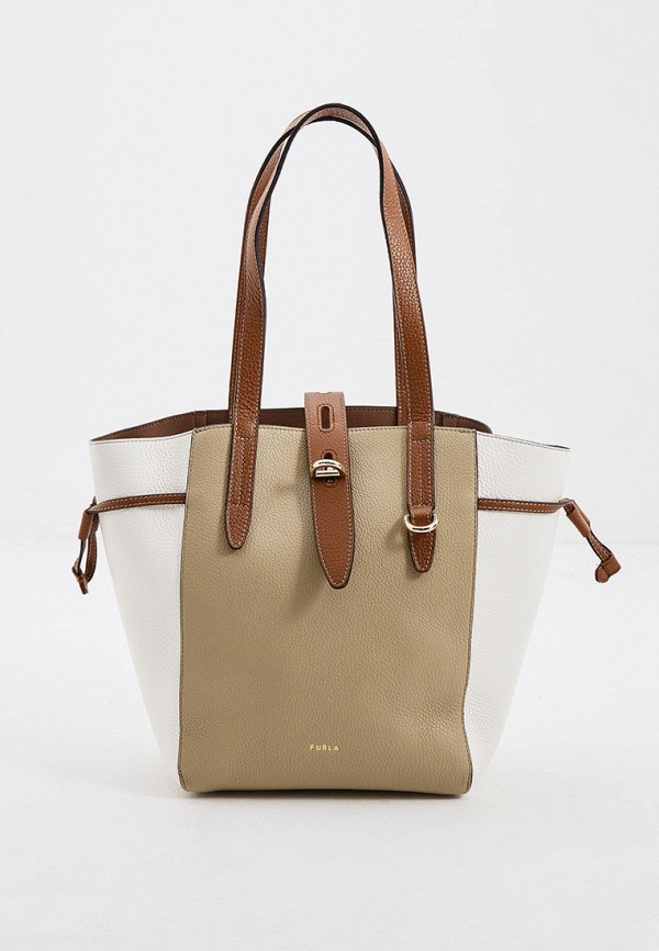 

Сумка Furla, Бежевый, FURLA NET M TOTE