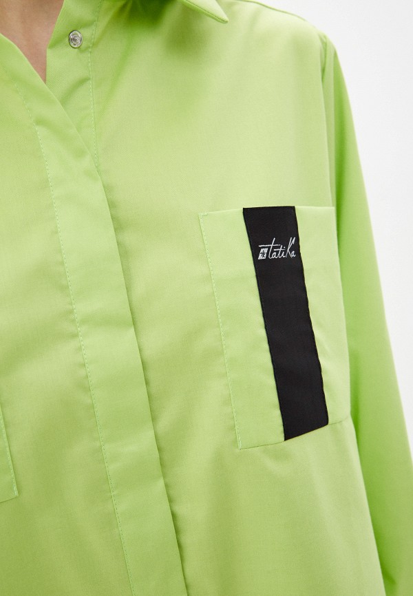 Рубашка Tatika цвет зеленый  Фото 4
