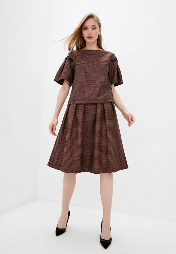 

Блуза Dolcedonna, Коричневый, Dolcedonna MP002XW07750
