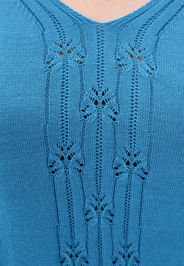 Пуловер Сиринга цвет голубой  Фото 4