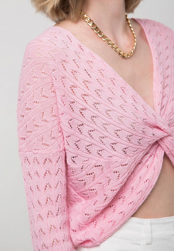 Пуловер Fors цвет розовый  Фото 4