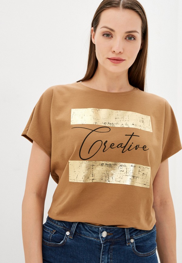

Футболка Chic & Charisma, Коричневый