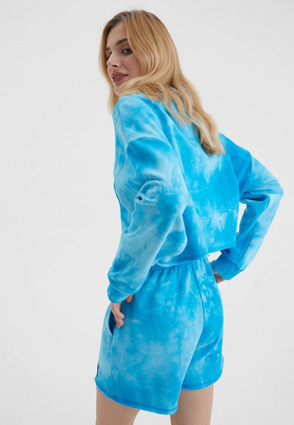 

Свитшот Barmariska, Голубой, Tie-dye