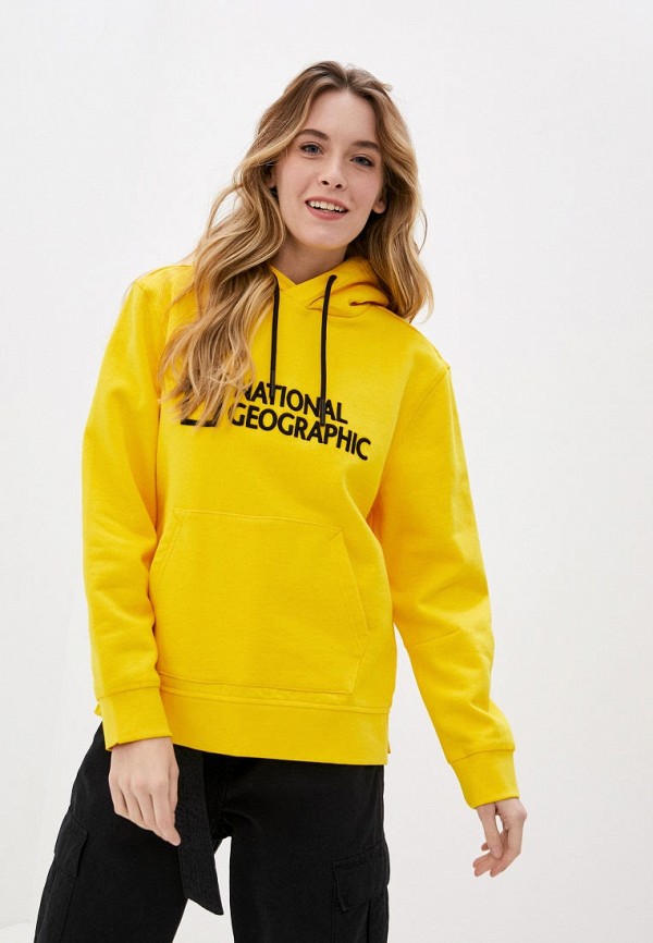 

Худи National Geographic, Желтый, Women's logo hoodie