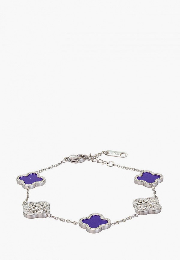 

Браслет Sherl, Серебряный;фиолетовый, Sherl MP002XW07CFU