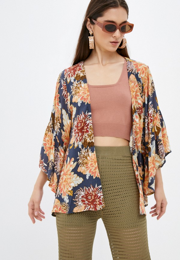 

Туника пляжная Rip Curl, Разноцветный, SUNSETTERS KIMONO
