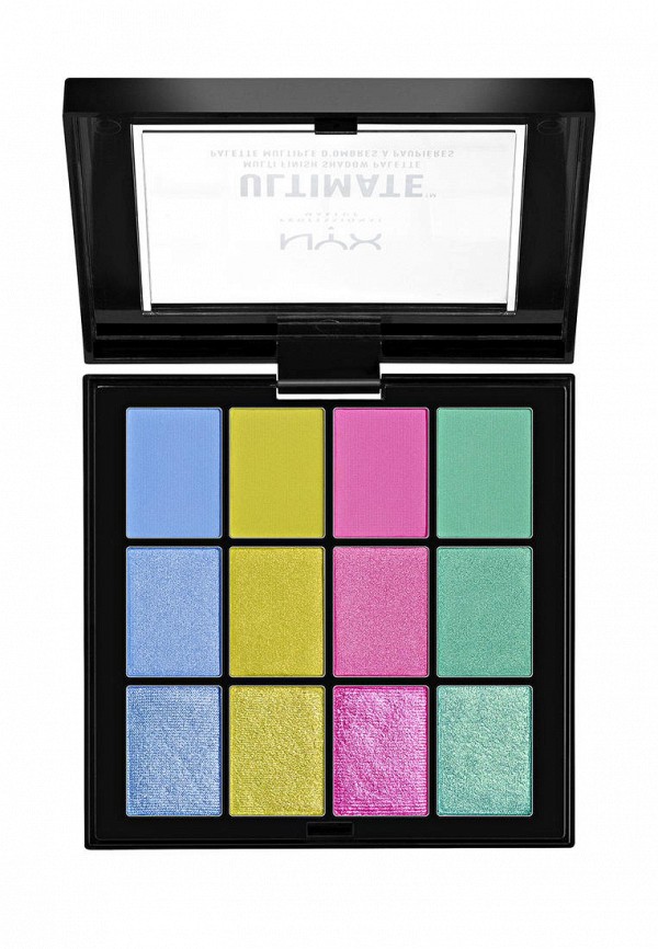 

Тени для век Nyx Professional Makeup, Разноцветный, ULTIMATE MULTI-FINISH SHADOW PALETTE - ELECTRIC 05, 5 мл