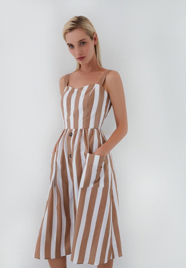 

Сарафан Zarina, Бежевый, Exclusive online